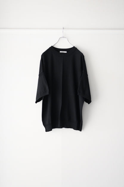 YASHIKI ヤシキ mebuki s/s knit ブラック