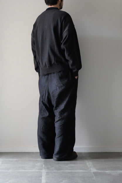 YASHIKI - Kokuu Collar Cardigan [BLACK]