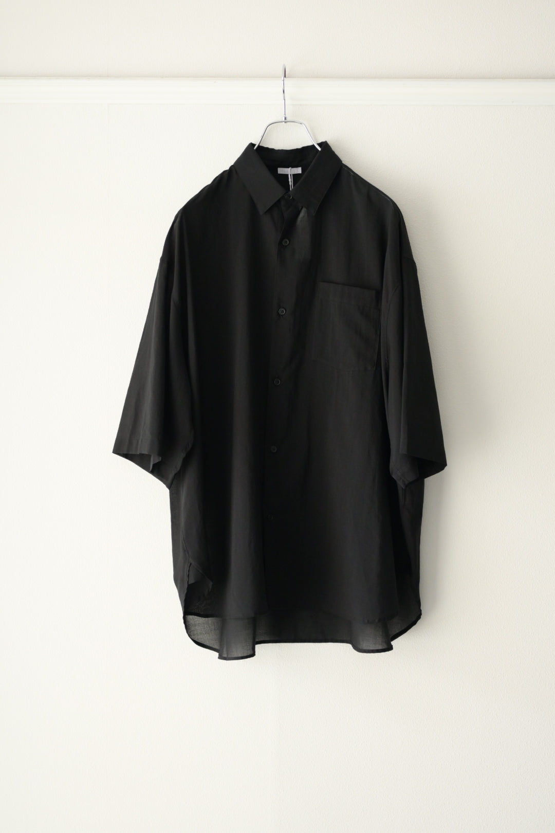 Blanc YM ブランワイエム Supima Cotton Half Shirts Black