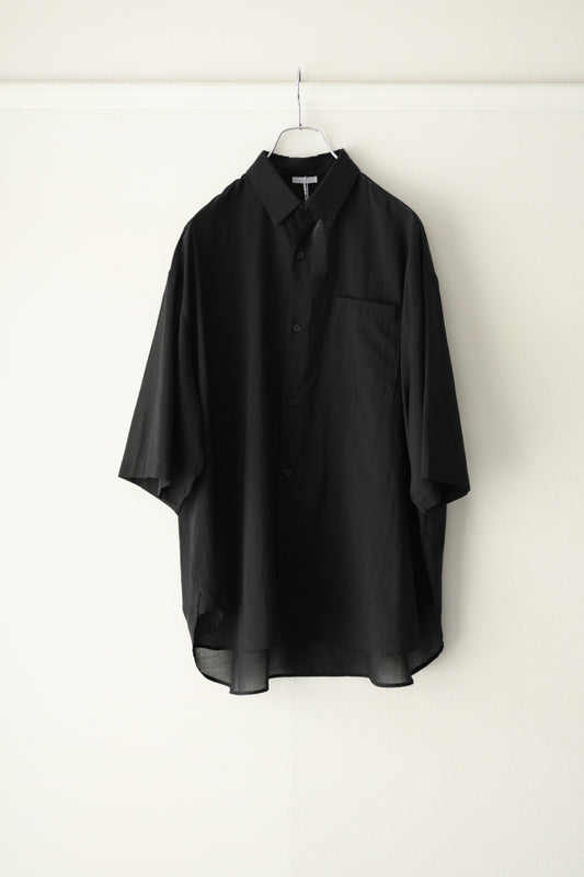 Blanc YM ブランワイエム Supima Cotton Half Shirts Black