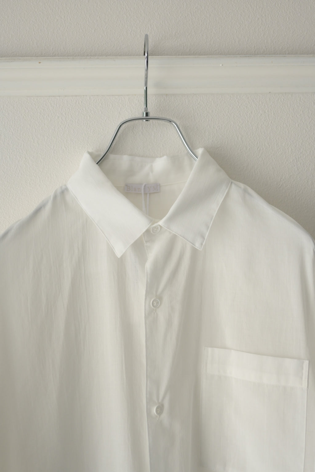 Blanc YM  - Superior Cotton Wide Shirts [White]