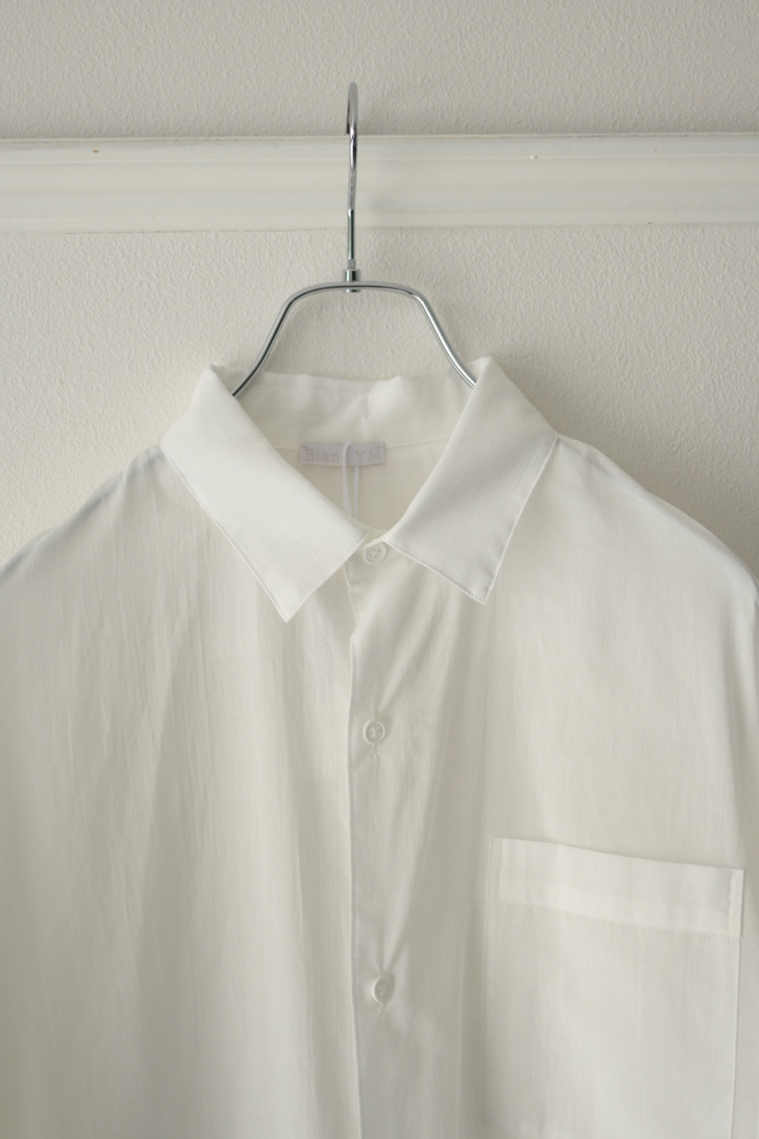 Blanc YM  - Superior Cotton Wide Shirts [White]