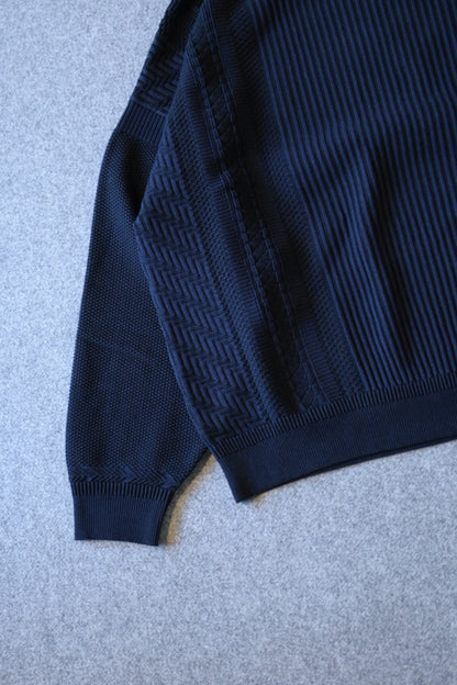 YASHIKI - Yukishiro Knit [DARK NAVY]