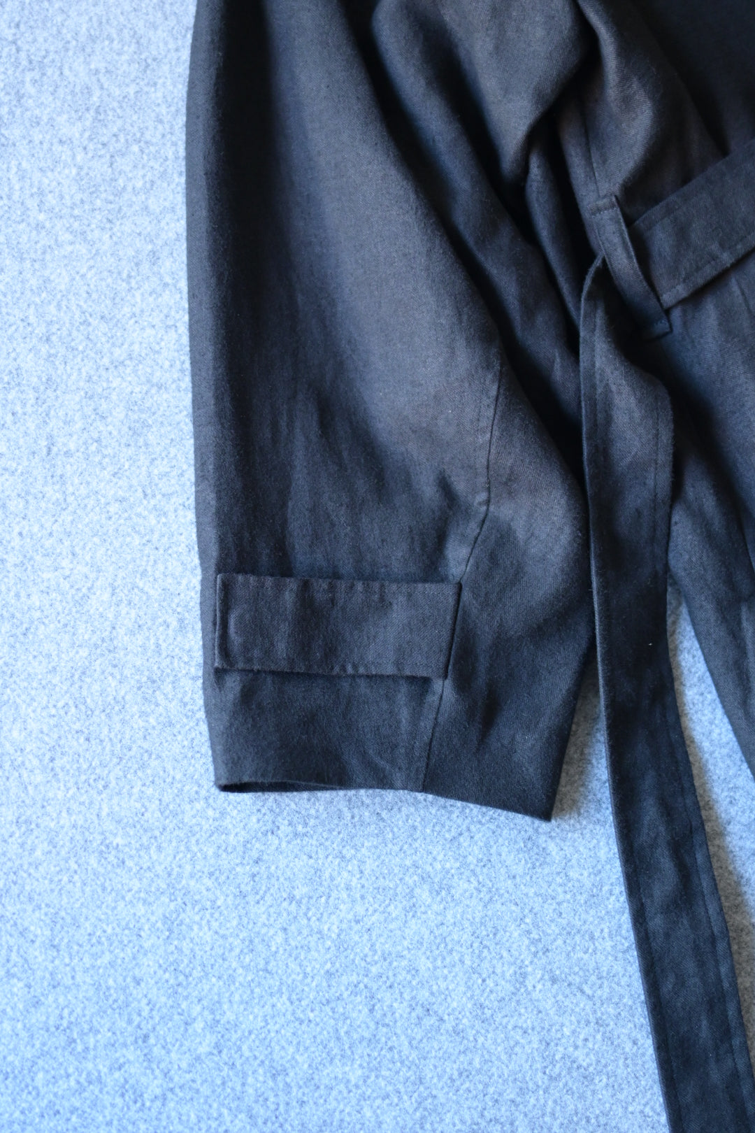 Blanc YM - HEMP OVERSIZE BALMACAN COAT