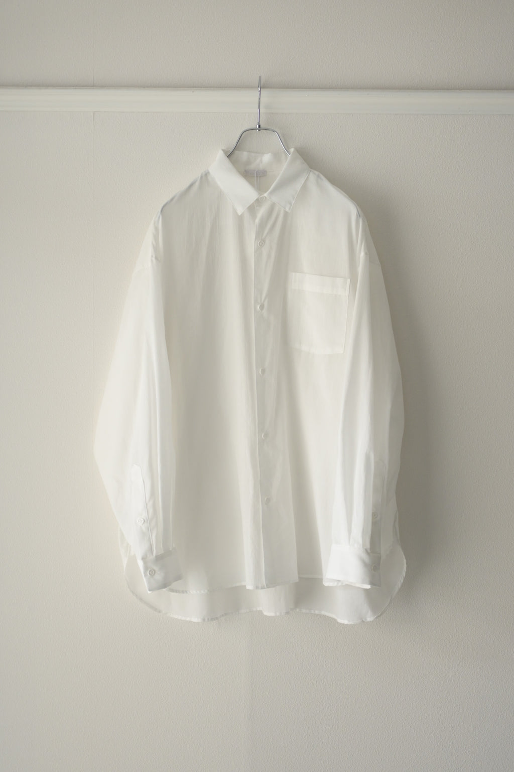 Blanc YM ブランワイエム Superior Cotton Wide Shirts White