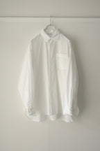 Blanc YM ブランワイエム Superior Cotton Wide Shirts White