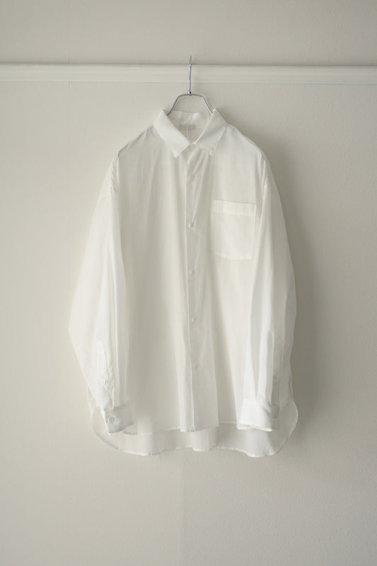 Blanc YM - Superior Cotton Wide Shirts [White]