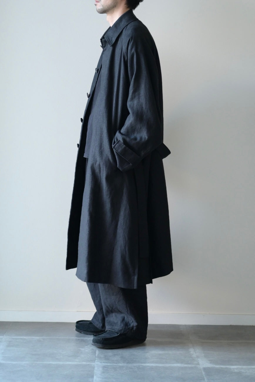 Blanc YM - HEMP OVERSIZE BALMACAN COAT