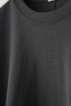 phebus  - COTTON JERSEY T-SHIRT [CHARCOAL]