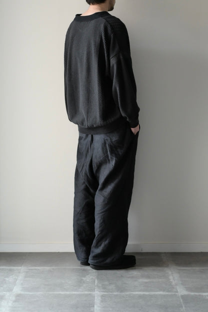 YASHIKI - Kanto Zip Polo [BLACK]