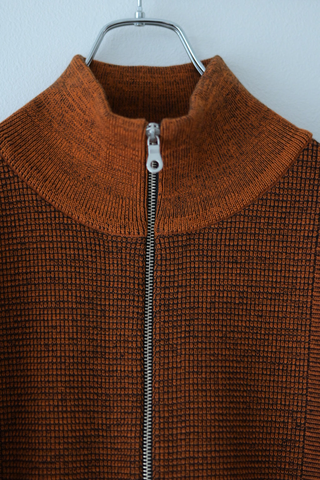 YASHIKI - Karita Half Zip Knit [ORANGE]