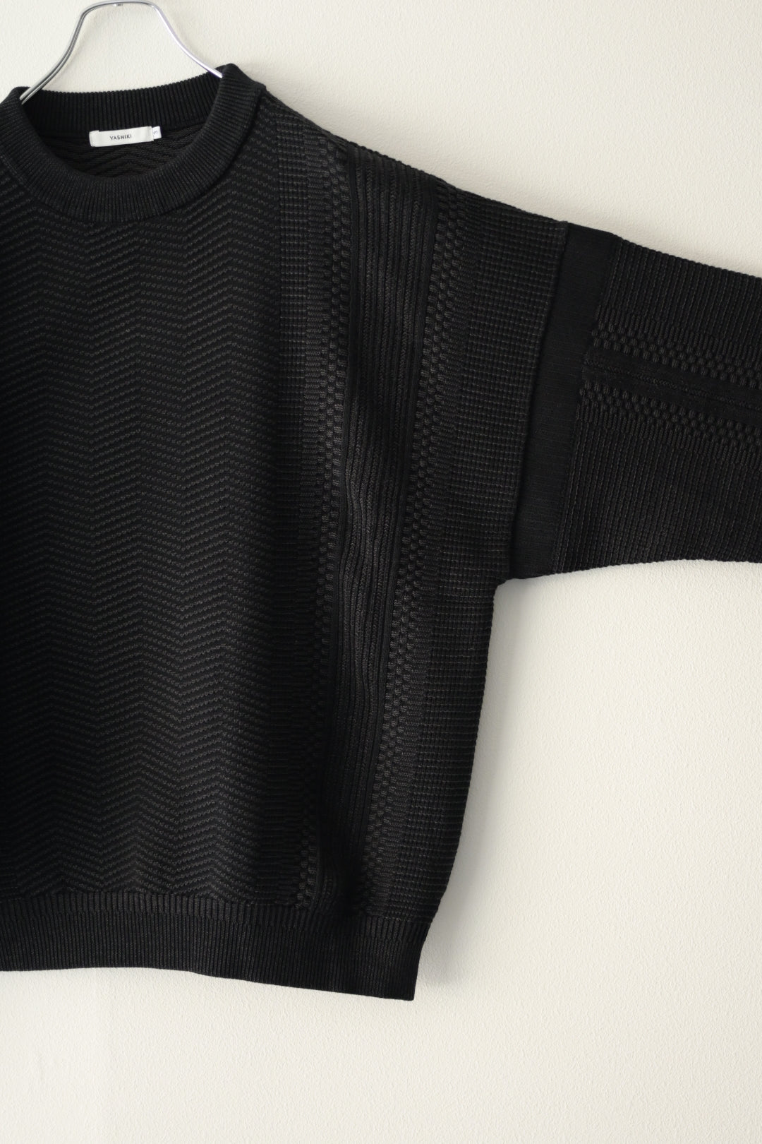 YASHIKI - Yunagi Knit [BLACK]