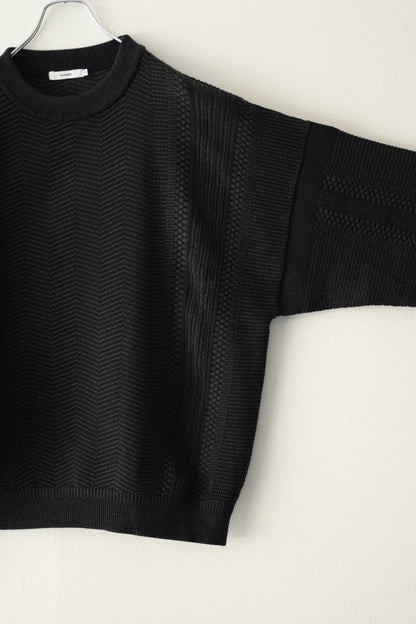 YASHIKI - Yunagi Knit [BLACK]