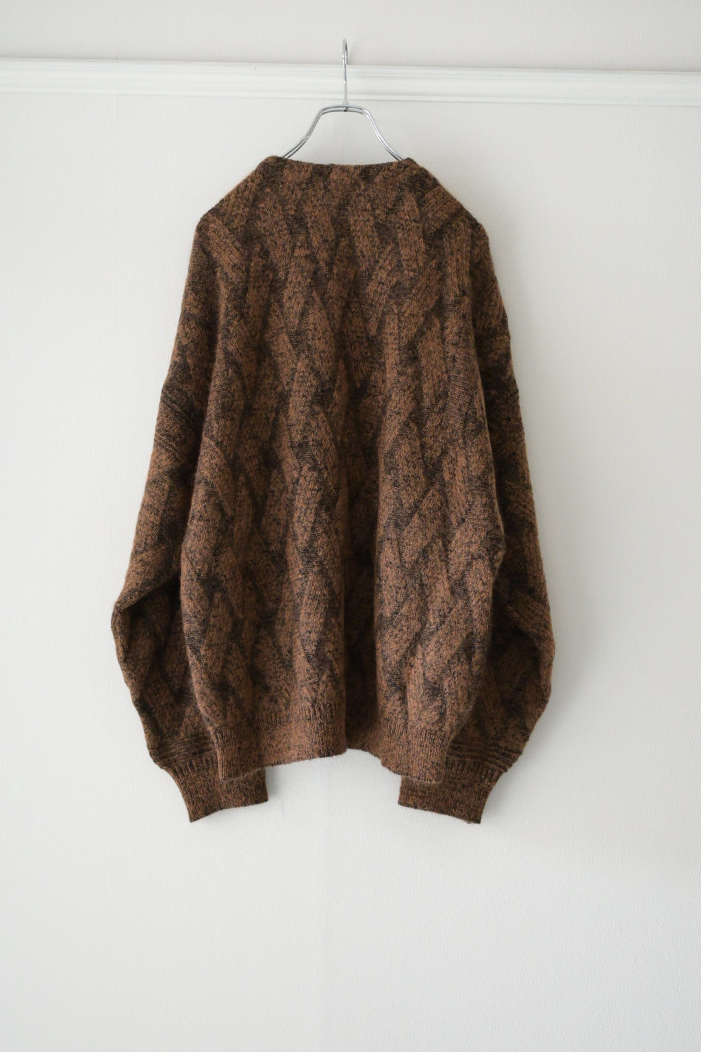 YASHIKI - Ochiba mohair Cardigan [ORANGE]