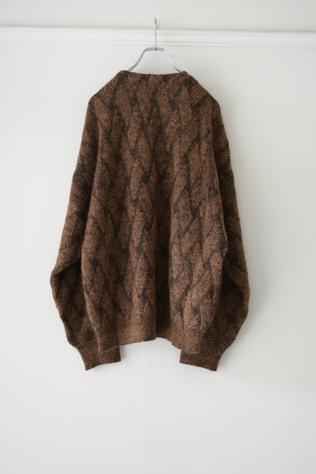 YASHIKI - Ochiba mohair Cardigan [ORANGE]