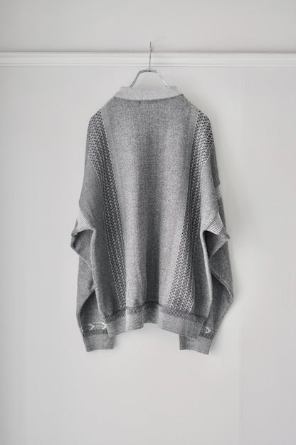 YASHIKI - Kanto Zip Polo [MIX-GRAY]