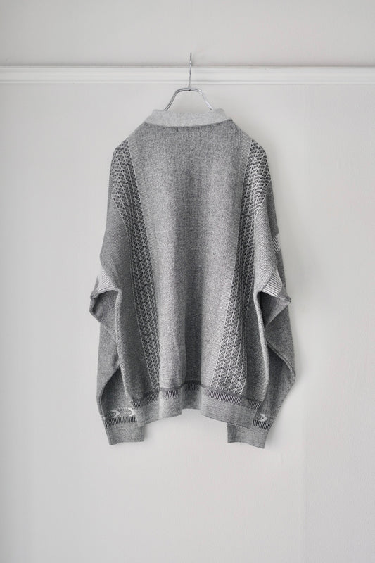 YASHIKI - Kanto Zip Polo [MIX-GRAY]