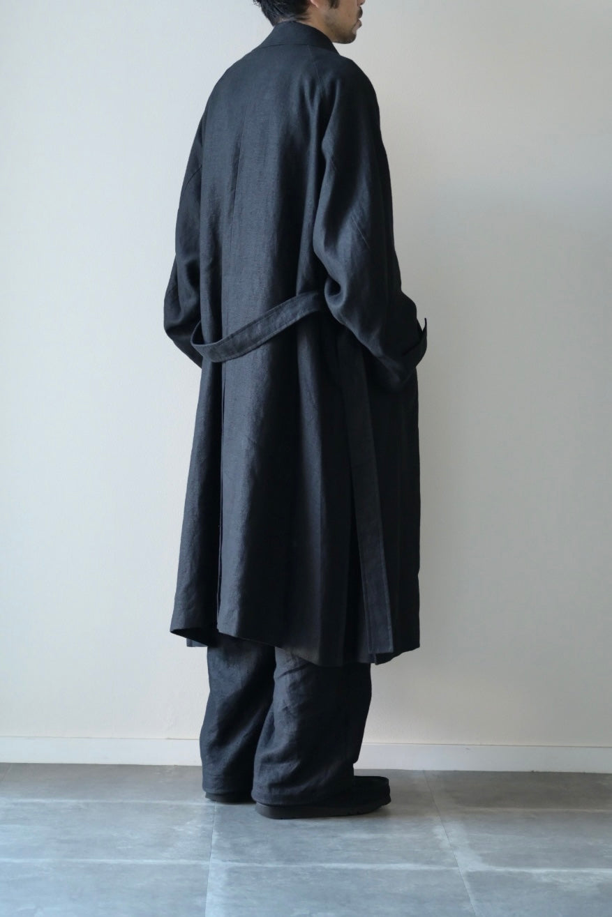Blanc YM - HEMP OVERSIZE BALMACAN COAT
