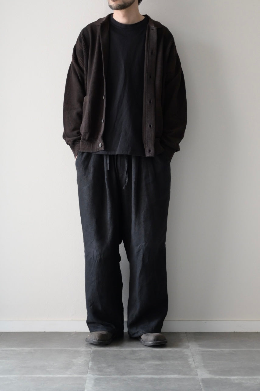 YASHIKI - Kokuu Collar Cardigan [BROWN]