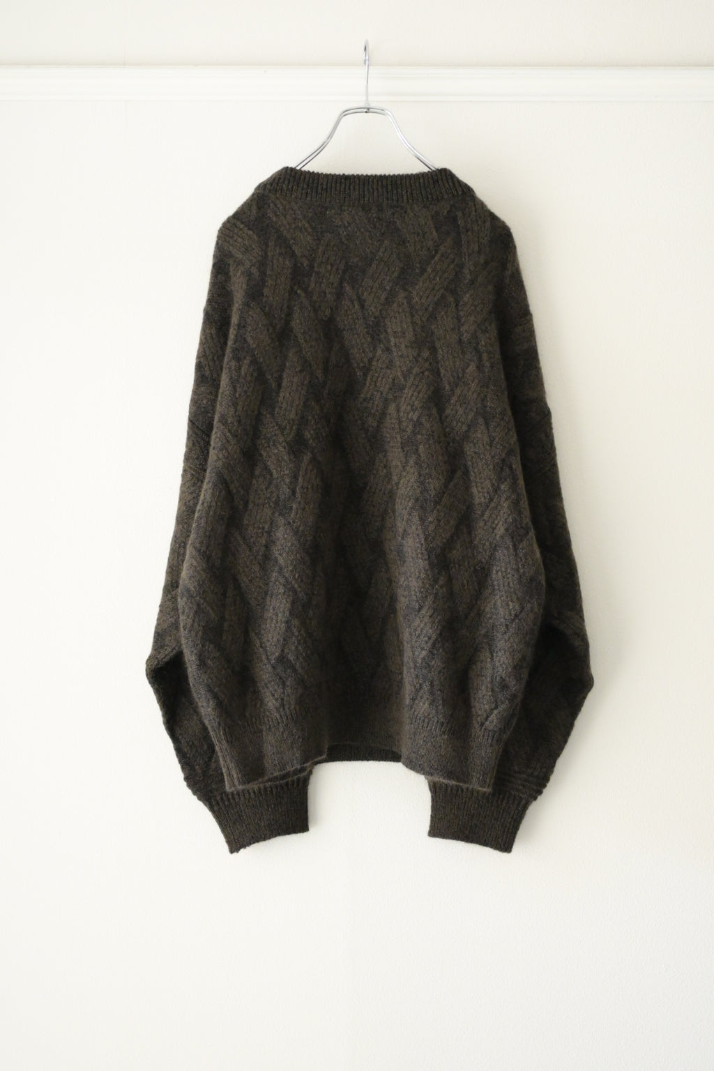 YASHIKI - Ochiba mohair Knit [OLIVE]