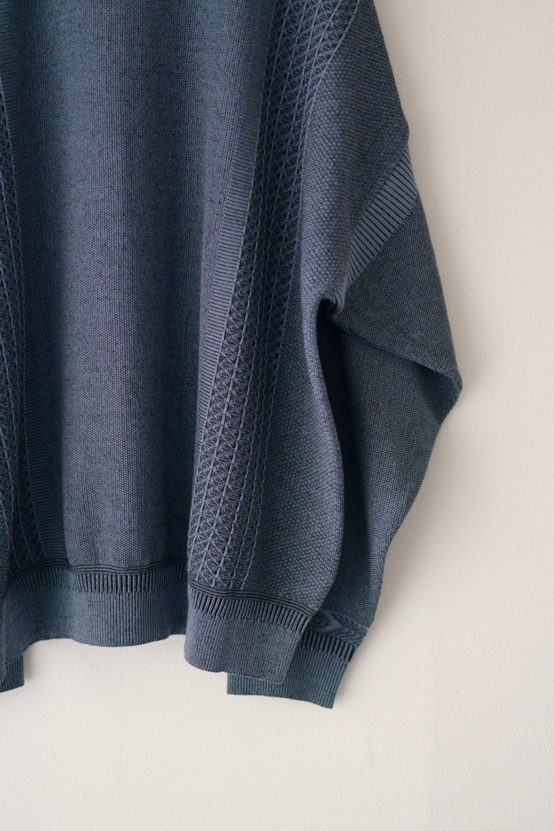 YASHIKI (ヤシキ) - Kanto Zip Polo [BLUE]
