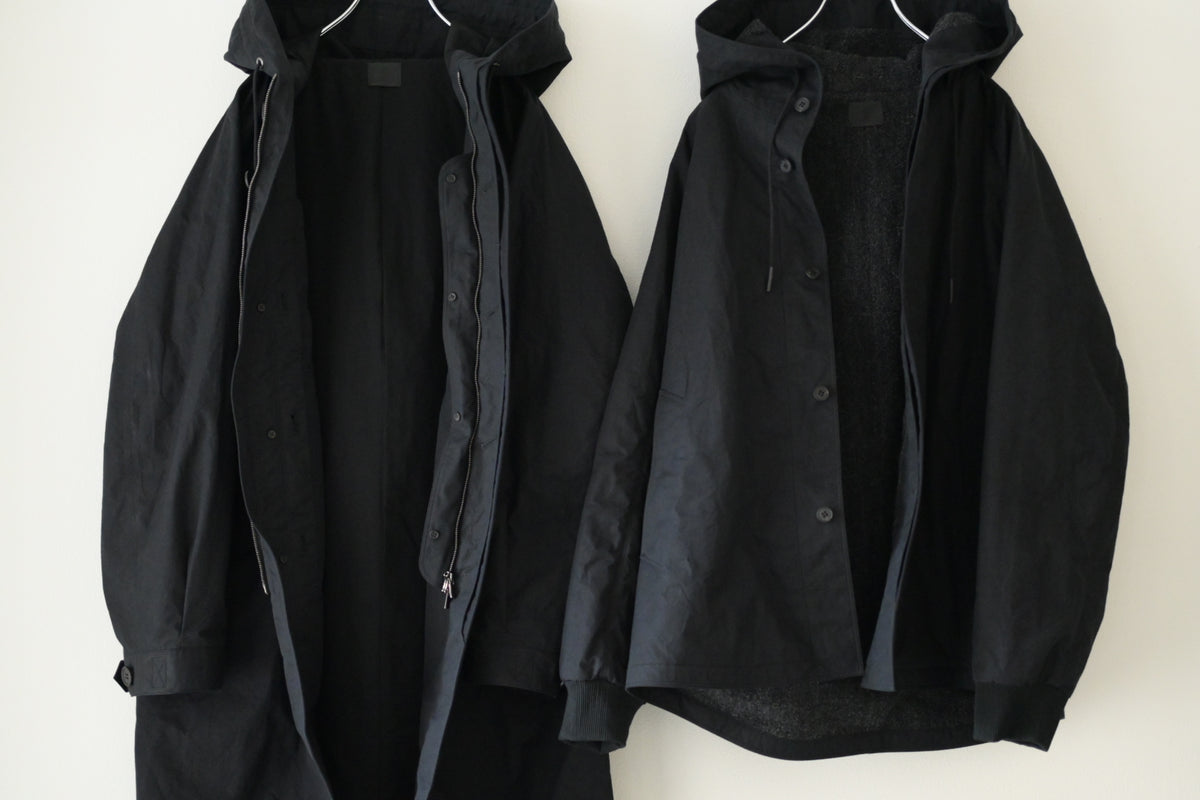 Yamauchi - Shield Cotton Cloth, 3way, Docking Military Coat