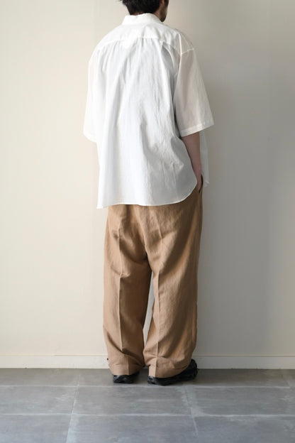 Blanc YM (ブランワイエム) - Supima Cotton Half Shirts [White]