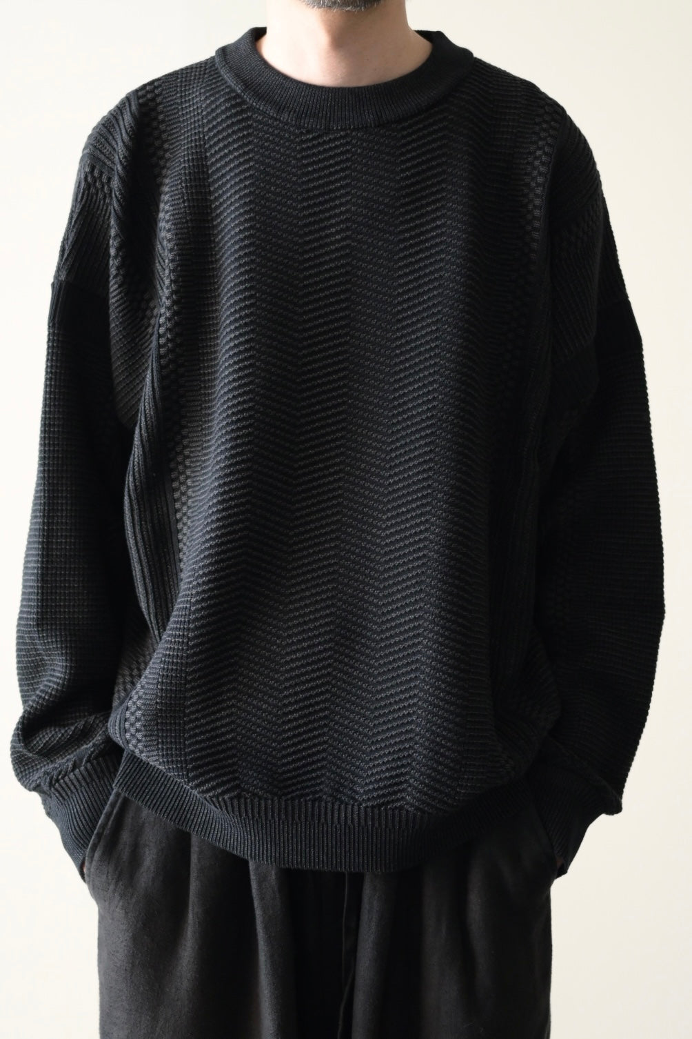 YASHIKI - Yunagi Knit [BLACK]