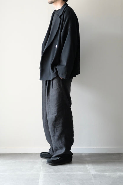 YASHIKI (ヤシキ) - Seion Short Double Jacket [BLACK]