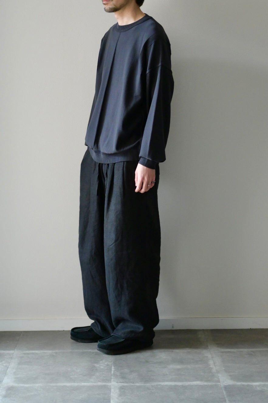 YASHIKI (ヤシキ) - Mebuki Knit [CHARCOAL]