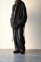 Blanc YM - Baby Alpaca Muffler [DEEP BROWN]