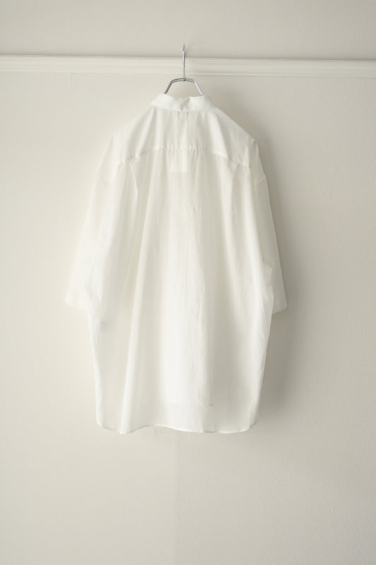 Blanc YM (ブランワイエム) - Supima Cotton Half Shirts [White]