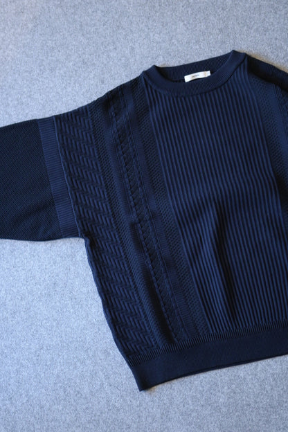 YASHIKI - Yukishiro Knit [DARK NAVY]