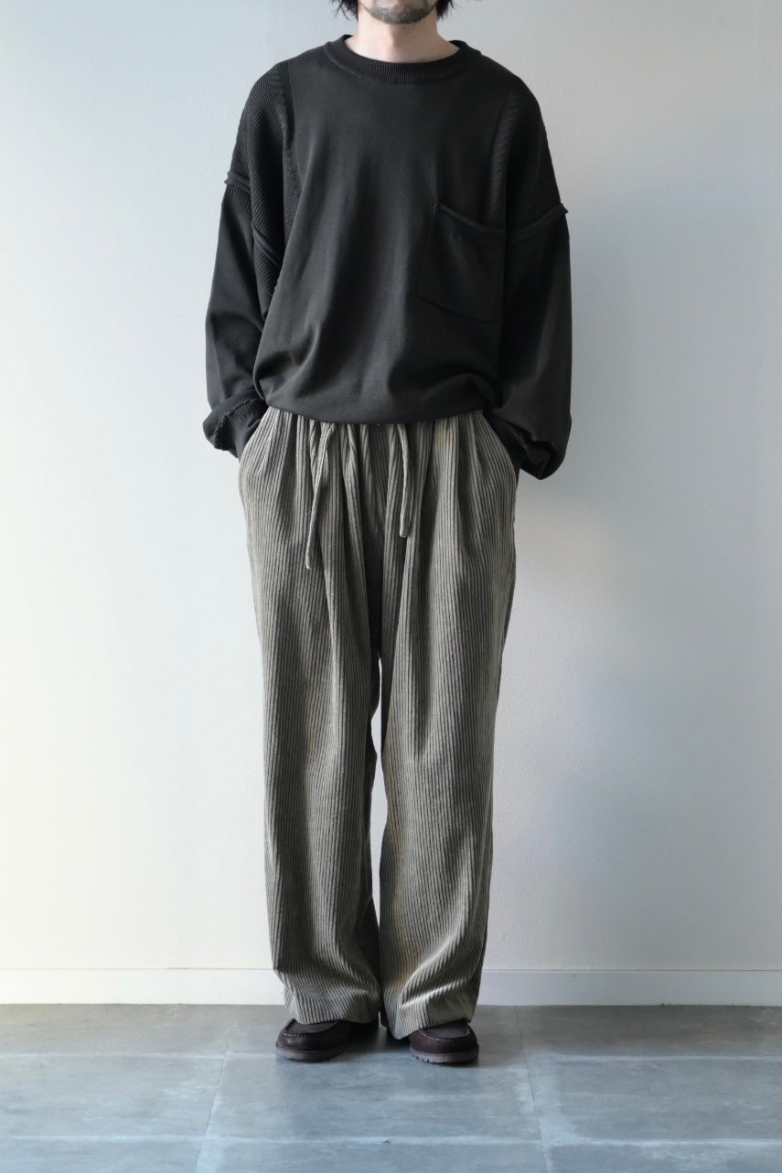 Blanc YM - Corduroy Relax Trousers