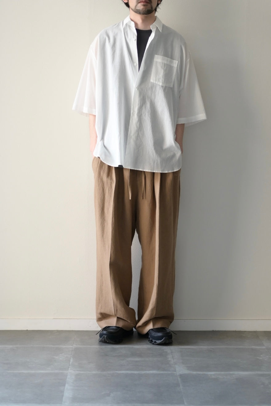 Blanc YM (ブランワイエム) - Supima Cotton Half Shirts [White]
