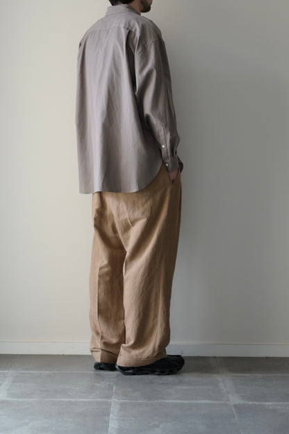 Blanc YM (ブランワイエム) - Soft Oxford Wide Shirts