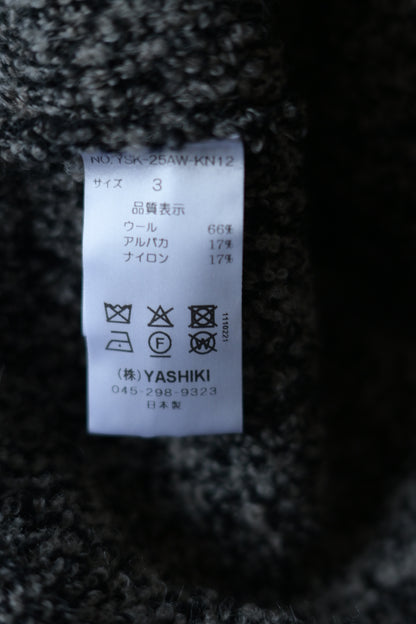 YASHIKI - Shusetsu Boucle Knit [MIX-GRAY]