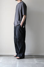 phebus  - COTTON JERSEY T-SHIRT [CHARCOAL]