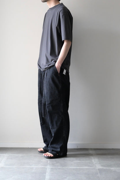 phebus (フィーバス) - COTTON JERSEY T-SHIRT [CHARCOAL]