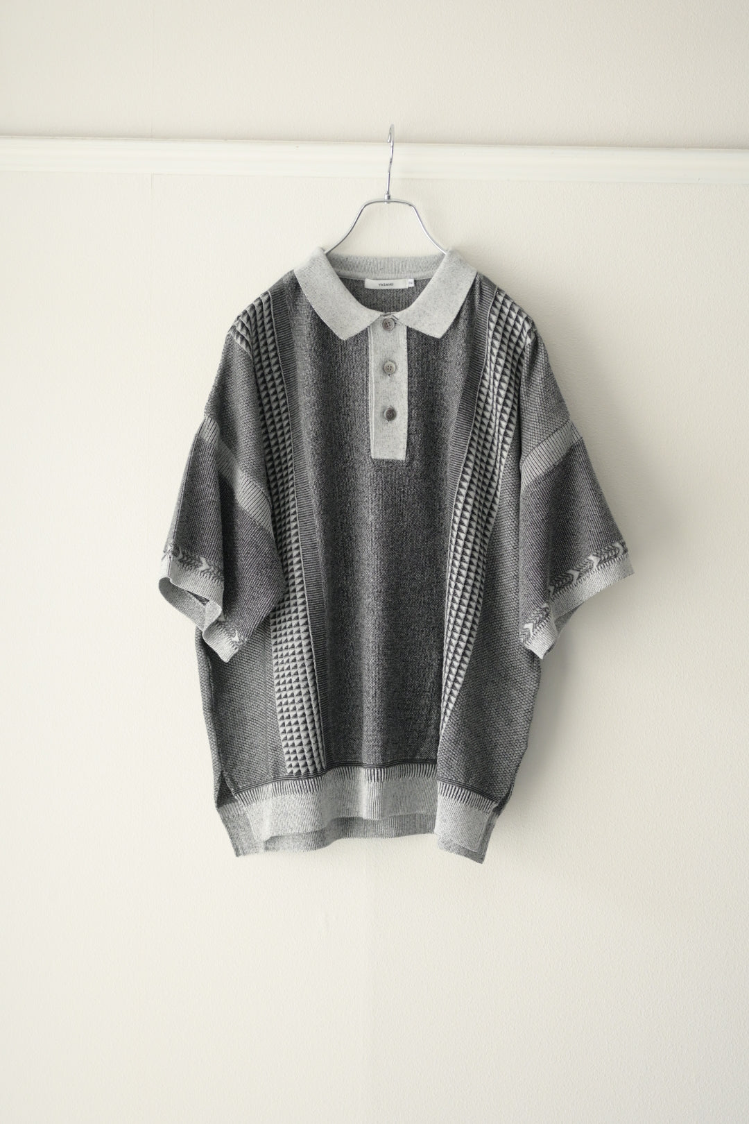 YASHIKI【20SS】Kumpu Knit Polo YASHIKI / Umiiro Knit Polo | GANKO