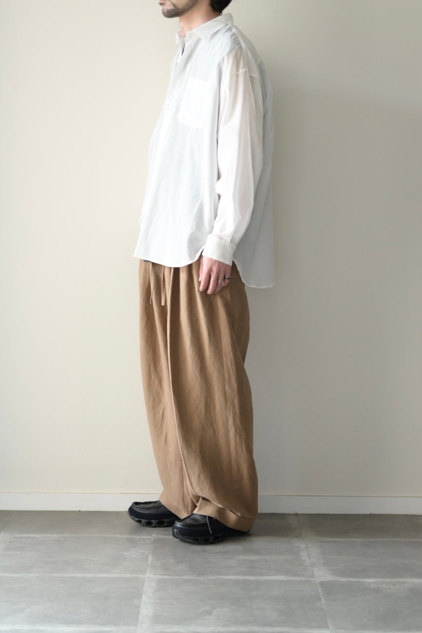 Blanc YM  - Superior Cotton Wide Shirts [White]