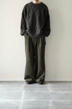 YASHIKI - Ochiba mohair Knit [OLIVE]