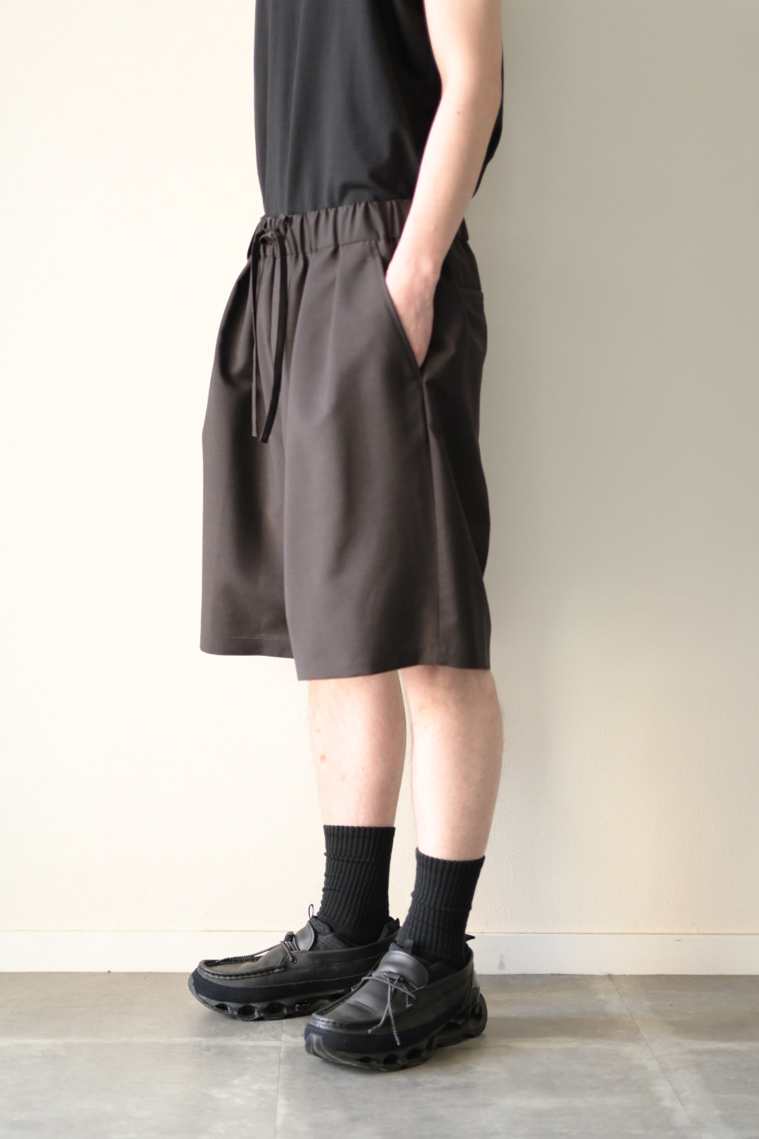 Blanc YM (ブランワイエム) - Wool Mohair Half Pants