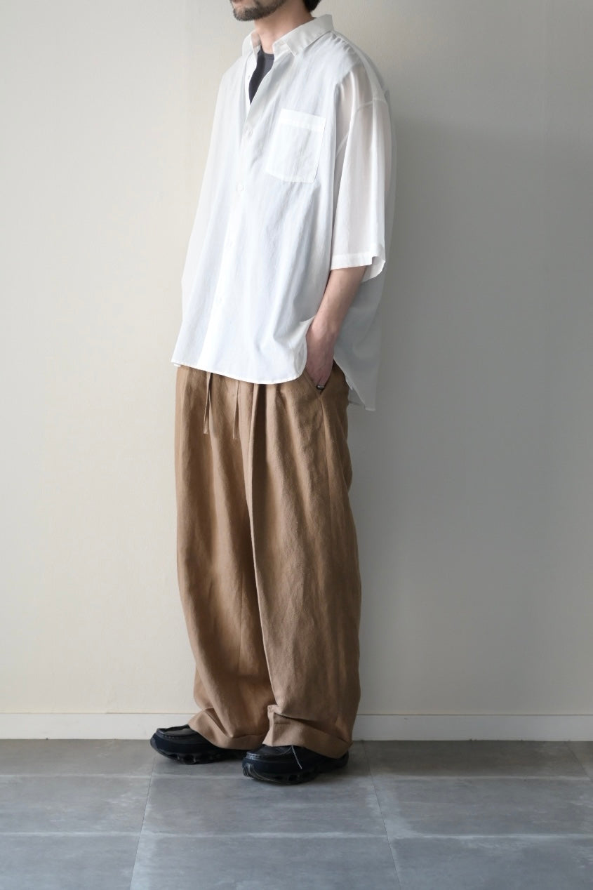 Blanc YM (ブランワイエム) - Supima Cotton Half Shirts [White]