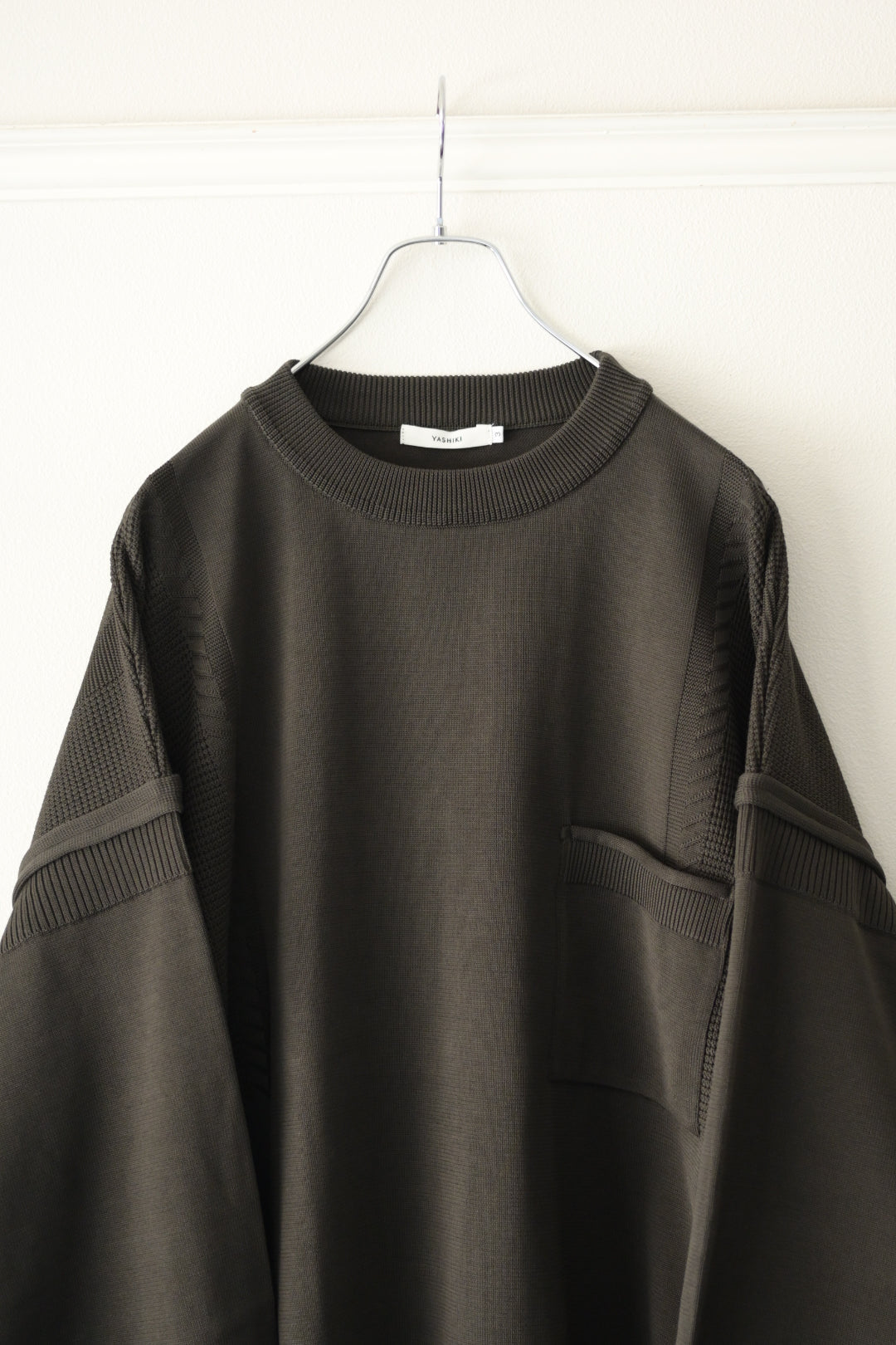 YASHIKI - Akiyo Knit [DARK-OLIVE]
