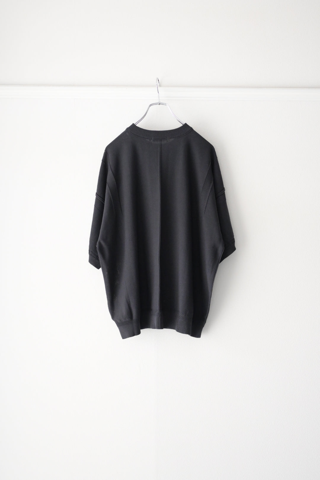 YASHIKI【24SS】Hazakura Knit Polo(BLACK) knit / sweat – turf
