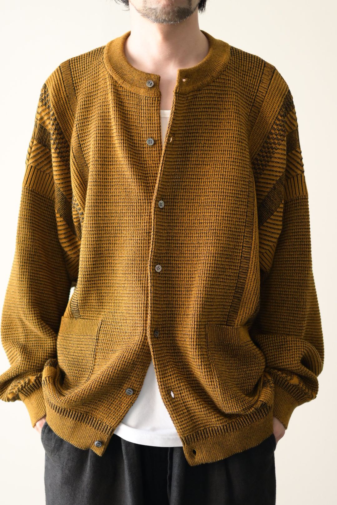 YASHIKI - Shinryo Cardigan [MUSTARD] "exclusive"