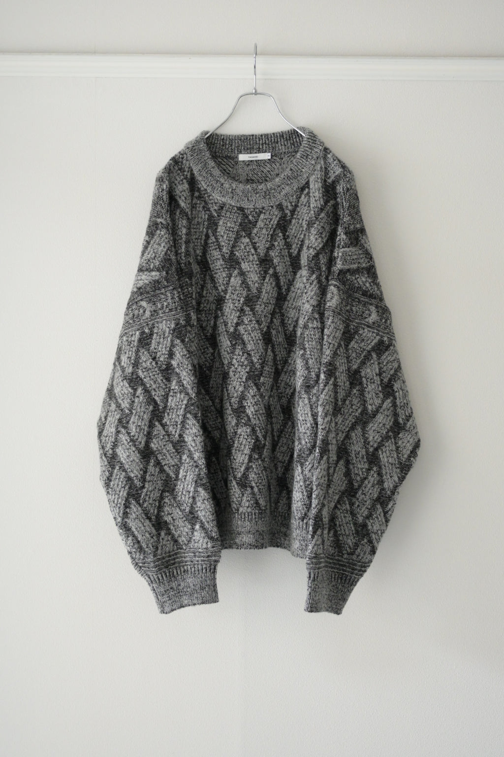 YASHIKI - Ochiba mohair Knit [MIX-GRAY]