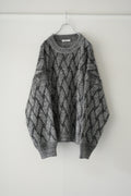 YASHIKI - Ochiba mohair Knit [MIX-GRAY]