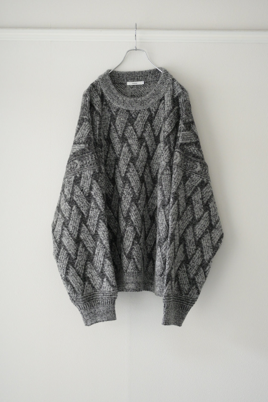YASHIKI - Ochiba mohair Knit [MIX-GRAY]